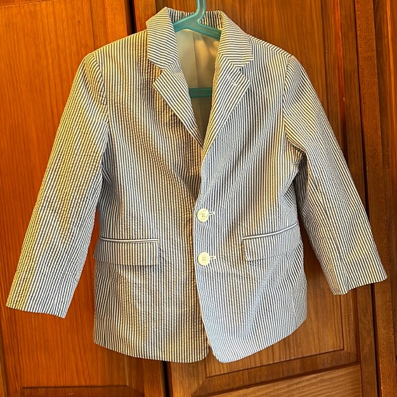 Talbots | Jackets & Coats | Talbots Kids Seersucker Blazer | Poshmark